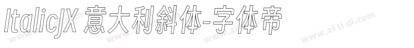 ItalicJX 意大利斜体字体转换